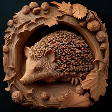 3D model hedgehog (STL)